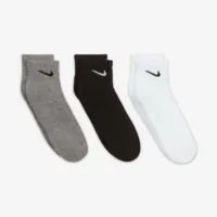 Nike Everyday – Set 3 Paia Calzini Unisex – Neri, Grigi, Bianchi – Comodi e Traspiranti per Sport e Uso - immagine 3