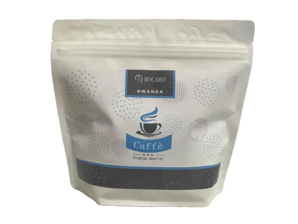 Caffè Rocard® | In Grani di Specialità | Monorigine Rwanda | 100% Arabica | Specialty Coffee | Tostatura Artigianale | Tostatura più leggera | Confezione 200 Gr | Note di gusto Albicocca, cioccolato al latte, tamarindo | - immagine 1