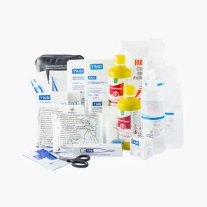 Kit di reintegro Allegato 1 Gruppo A/B senza sfigmomanometro per cassetta di pronto soccorso aziendale, con presidi di medicazione completi.