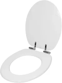 Sedile WC Universale Rocard® – Copriwater Bianco in Legno MDF, Robusto e Compatibile con Tutti i Sanitari - immagine 3