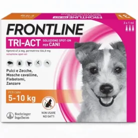 FRONTLINE Triact 5-10Kg – Antiparassitario in pipette per cani di piccola taglia