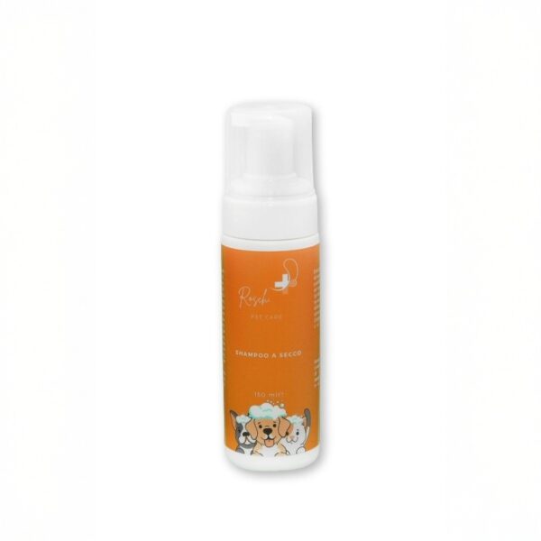 Shampoo a secco mousse ipoallergenico per animali domestici