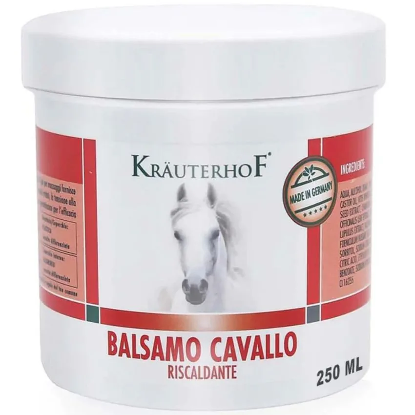 Balsamo per cavalli riscaldante