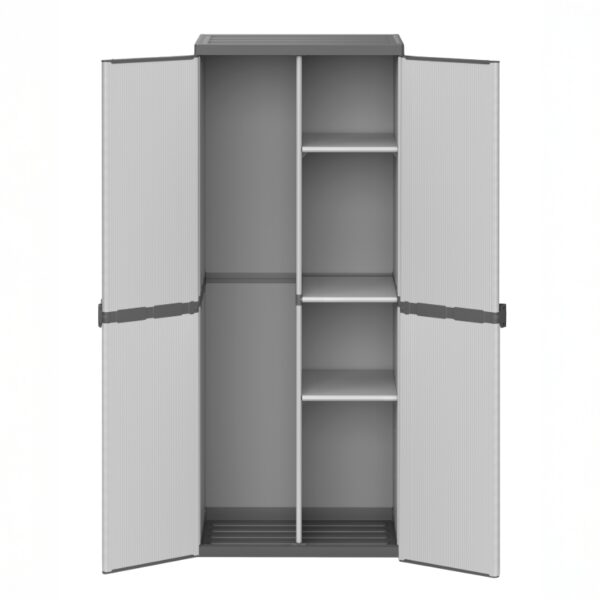 Mongardi – Armadio Portascope Mongardi 7810C04 Grigio – 68x39,5x168 cm – Robusto, Salvaspazio e Facile da Montare - immagine 2