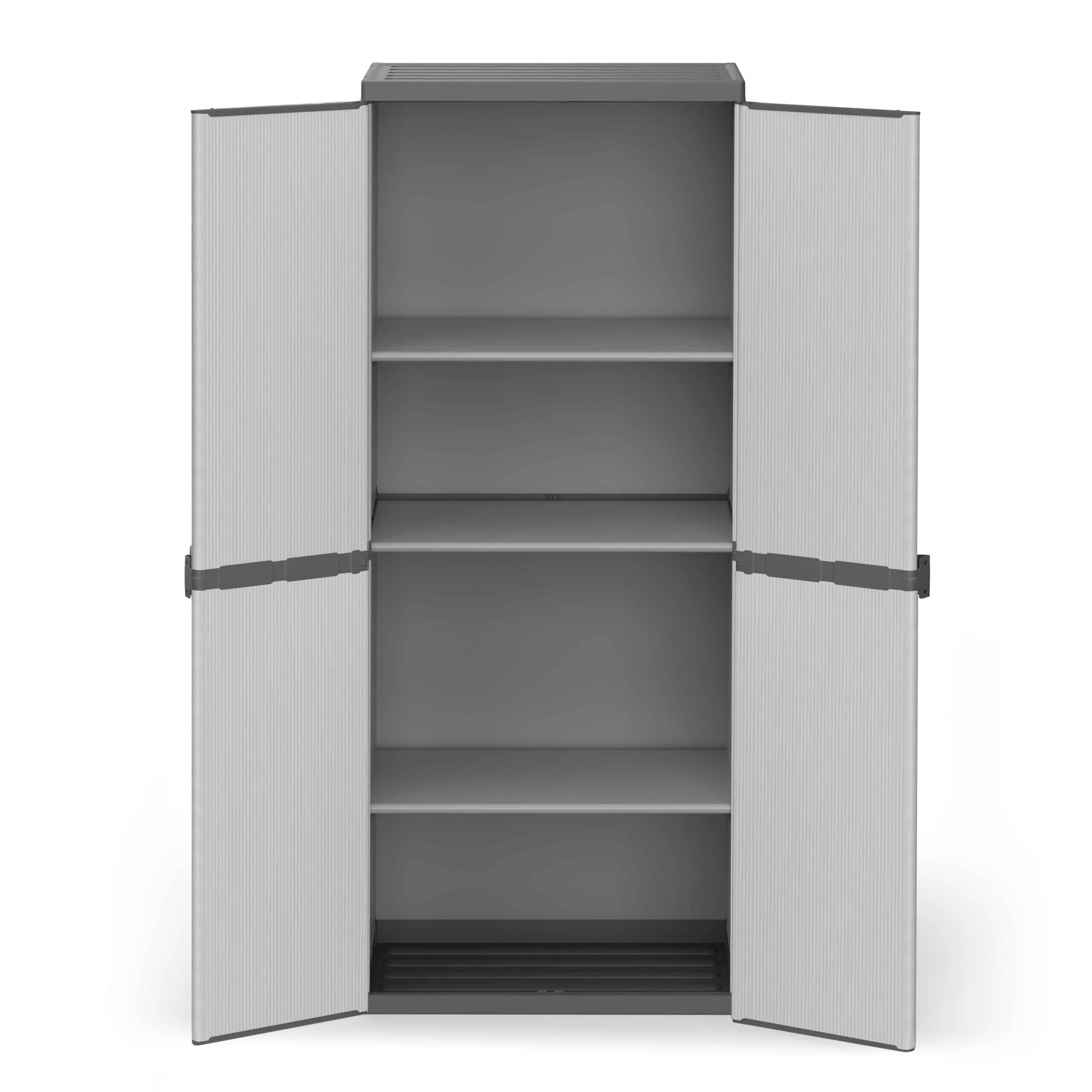 Mongardi Armadio in Resina 2 Ante con Ripiani 68x40x165 cm - immagine 2