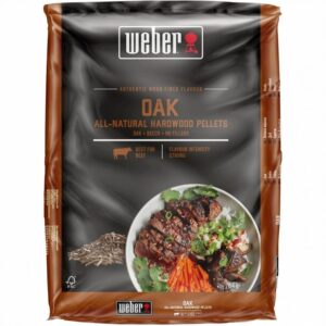 Pellet di legno di quercia per affumicare carne