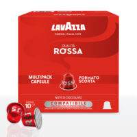 Lavazza Capsule in Alluminio Compatibili con Nespresso Qualità Rossa