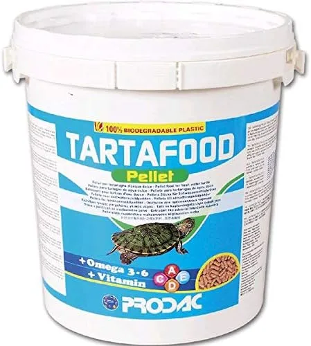 Prodac - TartaFood Pellet 5L/1kg – Mangime in Granuli per Tartarughe Acquatiche di Taglia Media e Grande - immagine 1