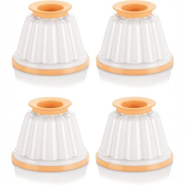 Tescoma -  Delicia – Set 4 Stampi per Budino in Plastica Resistente, Ideali per Dessert Fatti in Casa - immagine 1