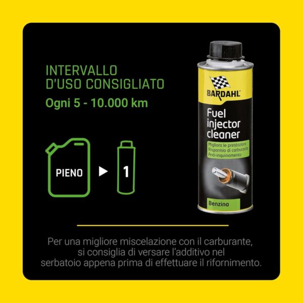 Bardahl Fuel Injector Cleaner – Additivo Benzina per Pulizia Iniettori, Migliora Prestazioni e Riduce i Consumi - immagine 5