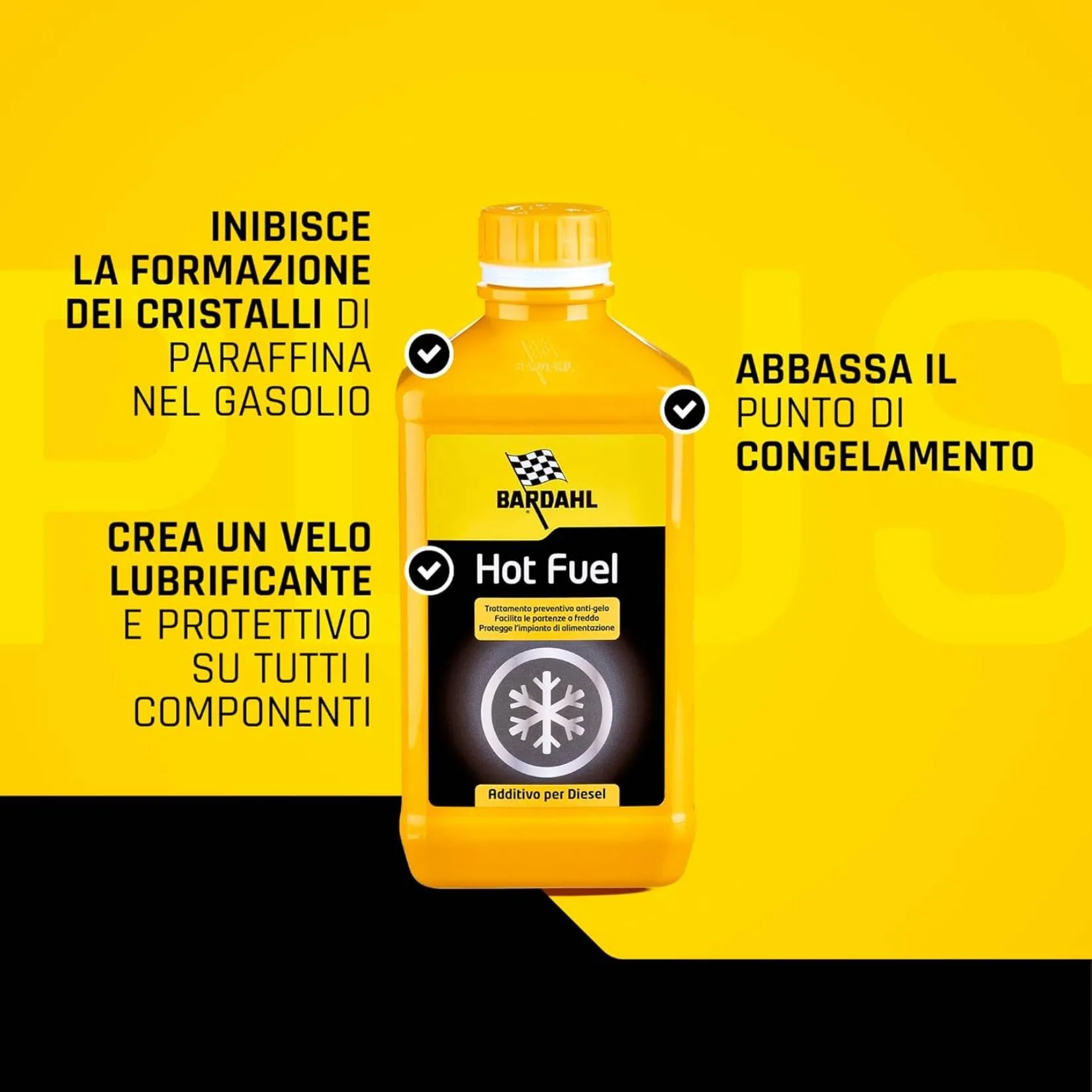 Bardahl - Hot Fuel 1L - Additivo Diesel per Evitare Cristalli di Paraffina e Abbassare il Punto di Congelamento - immagine 4