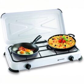 Kemper fornello a gas portatile 2 fuochi 2600W