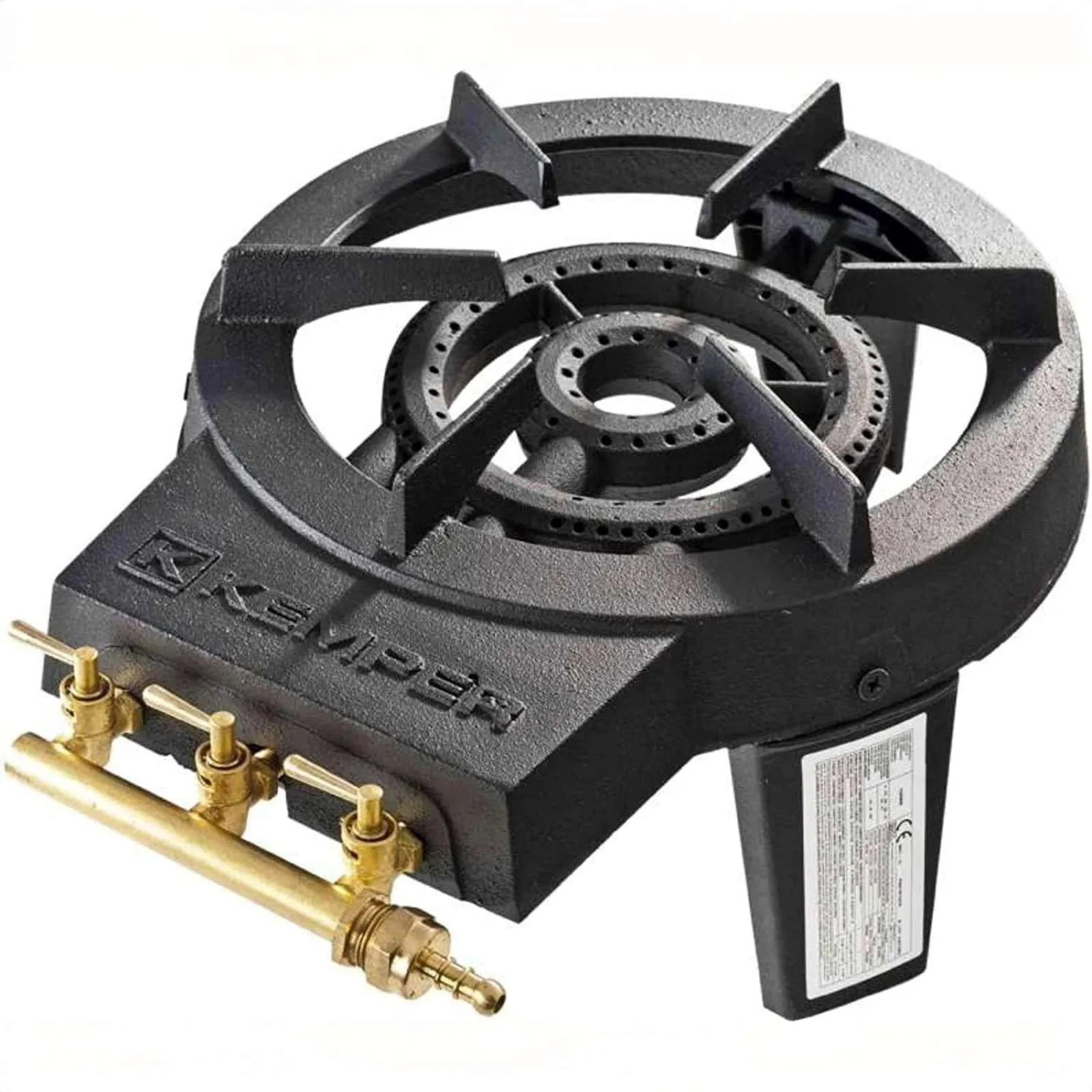 Kemper fornellone in ghisa a 3 rubinetti