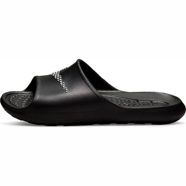 Nike Victori One Shower Slide – Ciabatte Doccia e Piscina Uomo Bianco e Nero – Antiscivolo, Leggere e Comode - immagine 3
