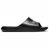 Nike Victori One Shower Slide – Ciabatte Doccia e Piscina Uomo Bianco e Nero – Antiscivolo, Leggere e Comode - immagine 5