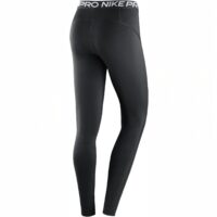 Nike Pro – Leggings Donna Vita Media con Inserti in Mesh – Traspiranti, Aderenti e Comodi – Colore: Nero - immagine 4