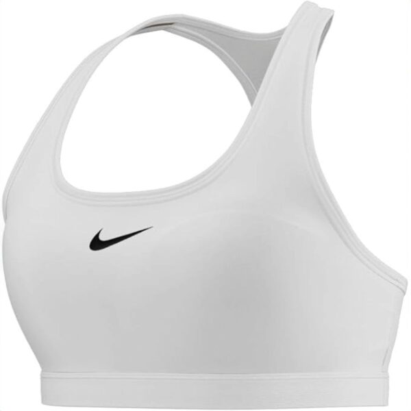 Nike Performance Bra – Reggiseno Sportivo Donna Bianco – Sostegno Medio, Traspirante e Confortevole - immagine 2
