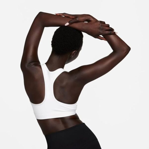 Nike Performance Bra – Reggiseno Sportivo Donna Bianco – Sostegno Medio, Traspirante e Confortevole - immagine 5