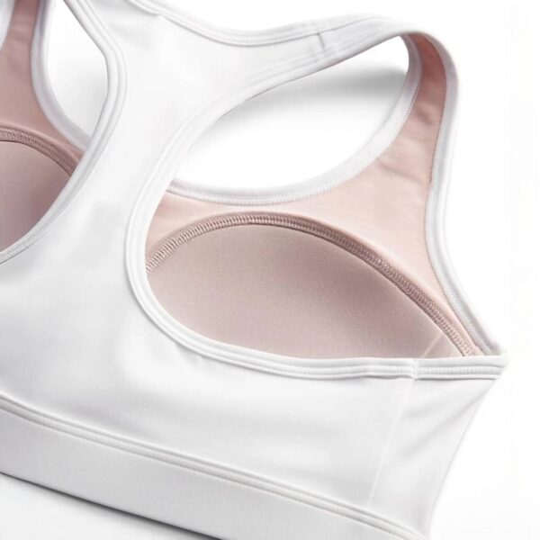 Nike Performance Bra – Reggiseno Sportivo Donna Bianco – Sostegno Medio, Traspirante e Confortevole - immagine 6