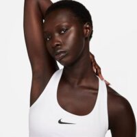 Nike Performance Bra – Reggiseno Sportivo Donna Bianco – Sostegno Medio, Traspirante e Confortevole - immagine 7