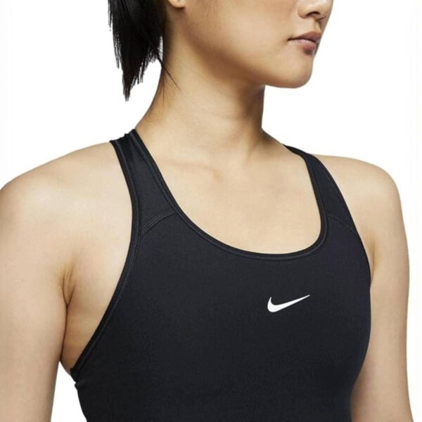 Nike Performance Bra – Reggiseno Sportivo Donna Nero – Sostegno Medio, Traspirante e Confortevole - immagine 5