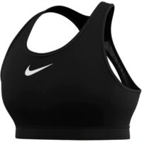 Nike Swoosh High Support – Reggiseno Sportivo Donna Nero – Sostegno Elevato, Traspirante e Confortevole - immagine 2
