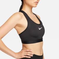 Nike Swoosh High Support – Reggiseno Sportivo Donna Nero – Sostegno Elevato, Traspirante e Confortevole - immagine 5