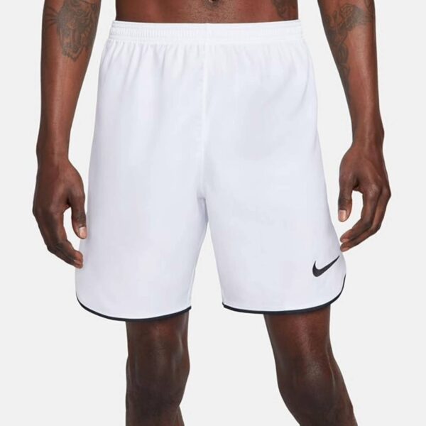 Nike Laser – Pantaloncini Uomo Allenamento e Calcio – Leggeri e Traspiranti – Colore: Bianco - immagine 4