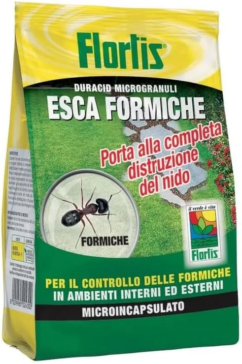 Flortis Esca Formiche in Granuli 1000 g – Antiformiche Efficace per Casa e Giardino - immagine 1