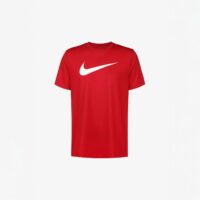Nike – Maglietta Team Club 20 Rossa Uomo – T-shirt Sportiva in Cotone – Comfort e Stile - immagine 4