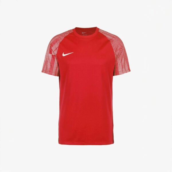 Nike – Dri-FIT Academy – T-Shirt Uomo Bianco/Rosso – Maglia Tecnica Slim Fit per Allenamento e Calcio - immagine 1