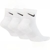 Nike Everyday – Set 3 Paia Calzini Unisex Bianchi – Morbidi e Traspiranti per Sport e Uso Quotidiano - immagine 2