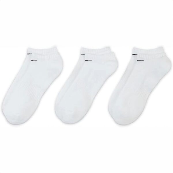 Nike – Set 3 Paia Calzini Bianchi Unisex – Everyday Cushioned – Comodi e Traspiranti - immagine 3