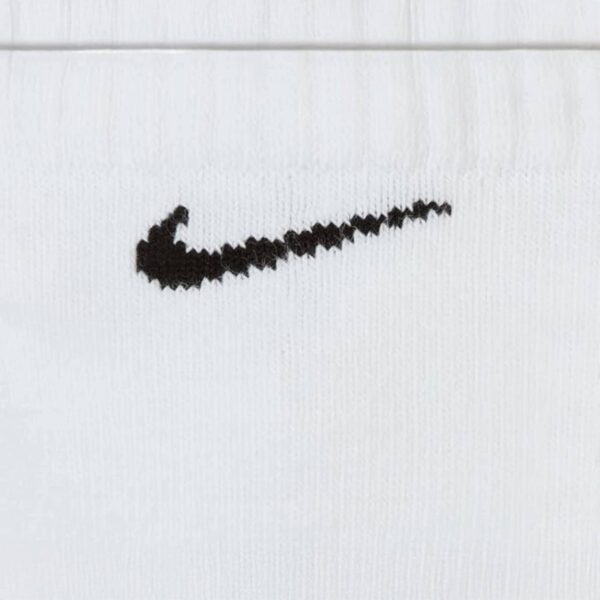 Nike – Set 3 Paia Calzini Bianchi Unisex – Everyday Cushioned – Comodi e Traspiranti - immagine 5