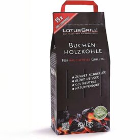 LotusGrill Carbonella di Legno di Faggio 2.5 Kg