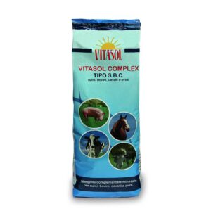 Vitasol Complex Tipo SBC – Integratore Zootecnico 2Kg per Cavalli e Suini e Bovini