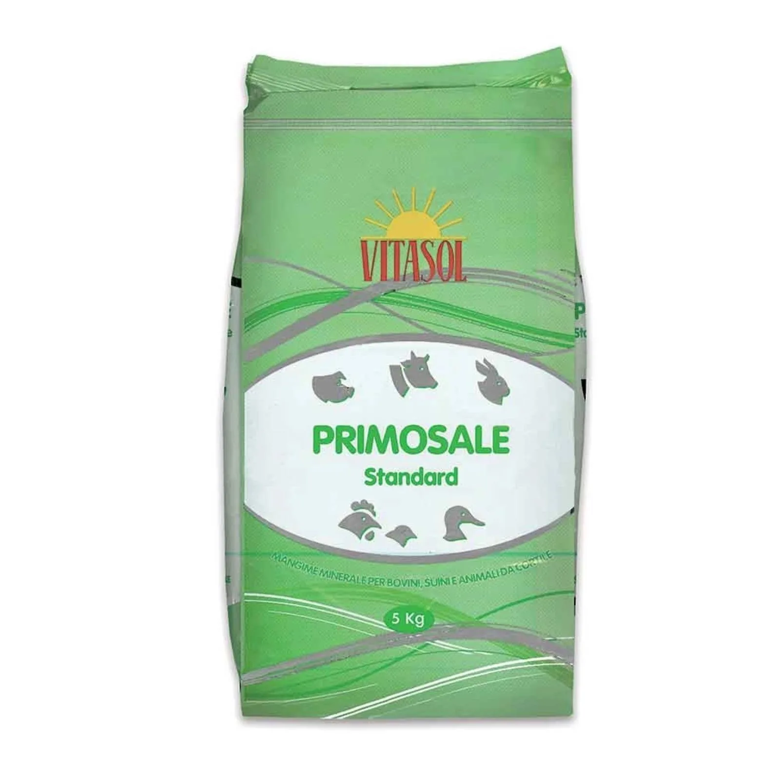 Vitasol Primosale – Mangime Minerale 5Kg per Bovini Suini e Animali da Cortile
