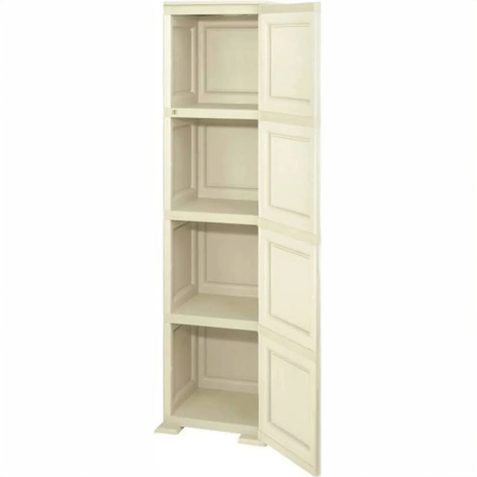 Tontarelli Mobile Portascope Omnimodus 1 Anta 4 Moduli Angora 40x43x164 cm - immagine 3
