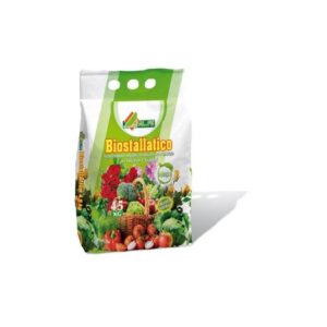 Sacco Alfe Biostallatico Concime Organico Naturale 4,5 Kg, fertilizzante bio per orto, giardino e prato.