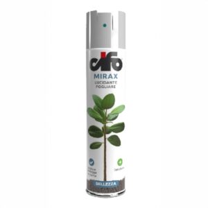 Flacone Cifo Mirax Lucidante Fogliare 750 ml per foglie brillanti e sane delle piante ornamentali.