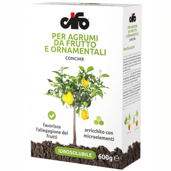 CIFO Concime Agrumi 600g – Per Limoni, Aranci e Mandarini – Fioritura e Frutti Sani - immagine 1