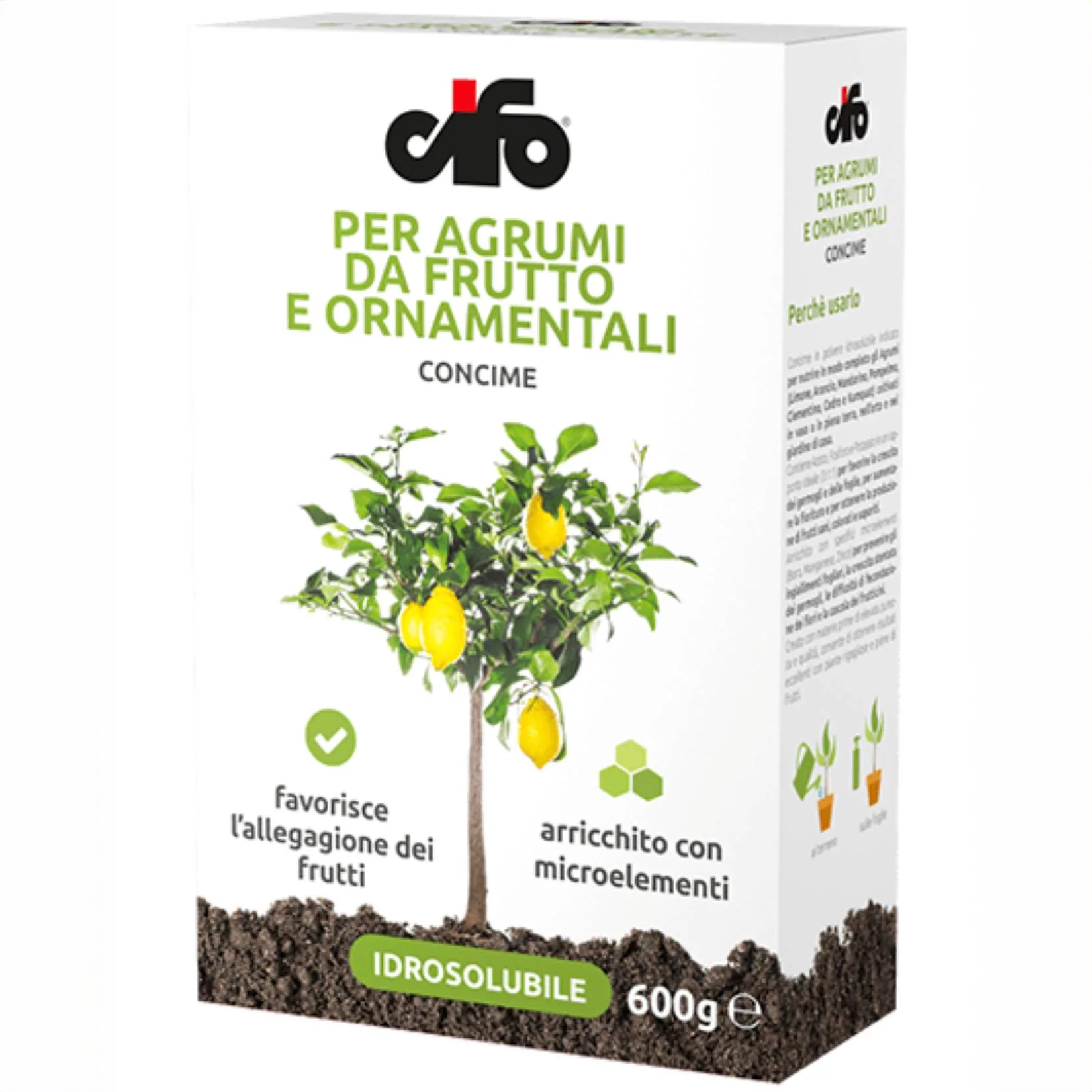 17874-jpg.webp CIFO Concime Agrumi 600g – Per Limoni, Aranci e Mandarini – Fioritura e Frutti Sani - immagine 1