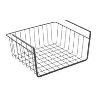 Cestello sottopensile nero organizer cucina salvaspazio