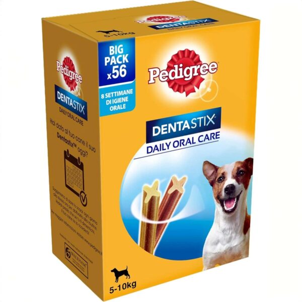 Pedigree Dentastix per Cani Piccola Taglia 5-10 kg – 105 Bastoncini Igiene Orale – 110g - immagine 2