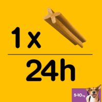 Pedigree Dentastix per Cani Piccola Taglia 5-10 kg – 105 Bastoncini Igiene Orale – 110g - immagine 3