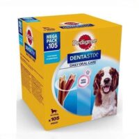 Pedigree Dentastix per Cani Taglia Media 10-25 kg – 105 Bastoncini Igiene Orale – Snack Dentale 180g (15 Confezioni da 7 Pezzi) - immagine 3