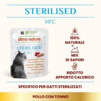 Almo Nature HFC Functional Sterilised Tonno Atlantico – 24 Bustine da 50g - Cibo Umido per Gatti Adulti Sterilizzati – Naturale e di Alta Qualità - immagine 2
