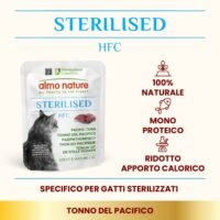 Almo Nature HFC Functional Sterilised Tonno del Pacifico – 24 Bustine da 50g di Alta Qualità -  Cibo Umido Naturale per Gatti Adulti Sterilizzati - immagine 2