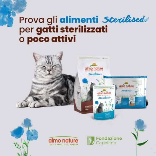 Almo Nature HFC Functional Sterilised Manzo – 30 Bustine da 70g – Cibo Umido Naturale per Gatti Adulti Sterilizzati – Alta Qualità e Gusto Irresistibile - immagine 4