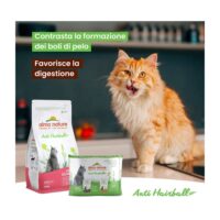 Almo Nature Anti Hairball Pollo – Cibo Umido Naturale per Gatti Adulti – 30 Bustine da 70g (2,1 kg Totali) – Aiuta a Ridurre i Boli di Pelo, Alta Qualità - immagine 4